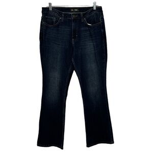 Lee Regular fit bootcut mid rise denim jeans dark wash womens 10 short